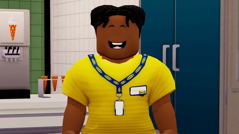 Ikea mempekerjakan pekerja Inggris untuk toko barunya di Roblox