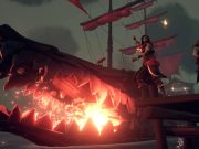 Sea of Thieves mendapatkan kapal perang 10 meriam yang menyemburkan api minggu depan untuk dikendalikan oleh para pemain