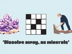 Jawaban dan petunjuk NYT Mini Crossword ‘Larut, sebagai mineral’