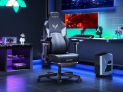 Ucapkan selamat tinggal pada kulit pengap dan penyangga pinggang yang kaku dengan Kursi Gaming AutoFull M6 yang dinamis