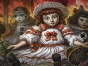 Boneka menyeramkan mirip MTG Annabelle memicu Aggro di Duskmourn Draft dan Commander