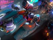 Robot Perang bersiap untuk acara Perlombaan Fraksi